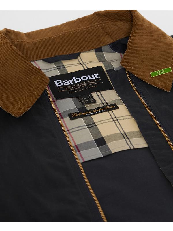 Barbour Women's Icons Spey Showerproof Jacket - Dark Navy/Dress Image 8