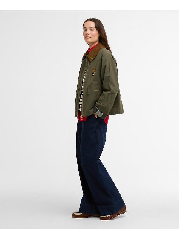 Barbour Women's Icons Spey Showerproof Jacket - Ivy Green/Ancient Image 3