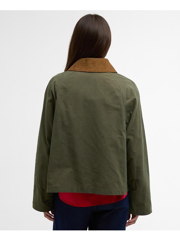 Barbour Women's Icons Spey Showerproof Jacket - Ivy Green/Ancient Image 4