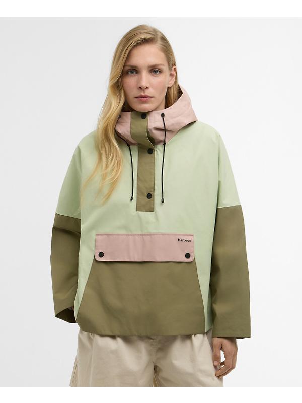 Barbour Women's Bedafell Showerproof Jacket - Spring Green/Gardenia/Bleached Olive Image 2