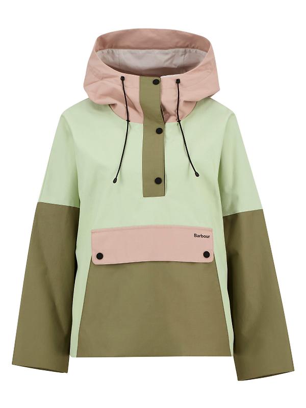 Barbour Women's Bedafell Showerproof Jacket - Spring Green/Gardenia/Bleached Olive Image 1