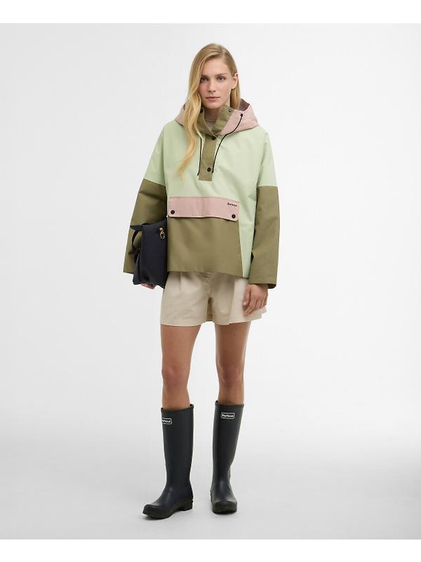Barbour Women's Bedafell Showerproof Jacket - Spring Green/Gardenia/Bleached Olive Image 3
