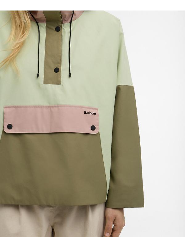 Barbour Women's Bedafell Showerproof Jacket - Spring Green/Gardenia/Bleached Olive Image 5