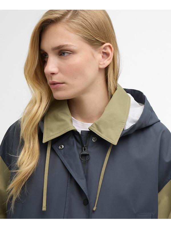 Barbour Women's Blearigg Showerproof Jacket - Dusk Grey/Gardenia/Bleached Olive/Lilac Ash Image 5