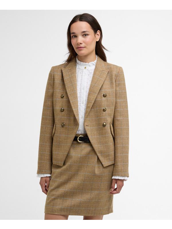 Barbour Women's Wisteria Tailored Blazer - Soft Blue Image 2