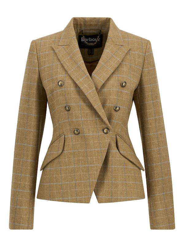 Barbour Women's Wisteria Tailored Blazer - Soft Blue Image 3