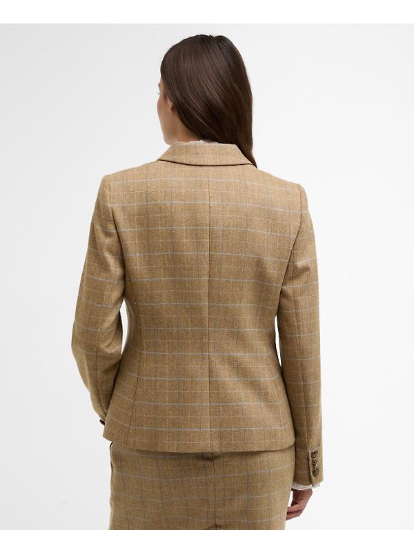 Barbour Women's Wisteria Tailored Blazer - Soft Blue Image 5