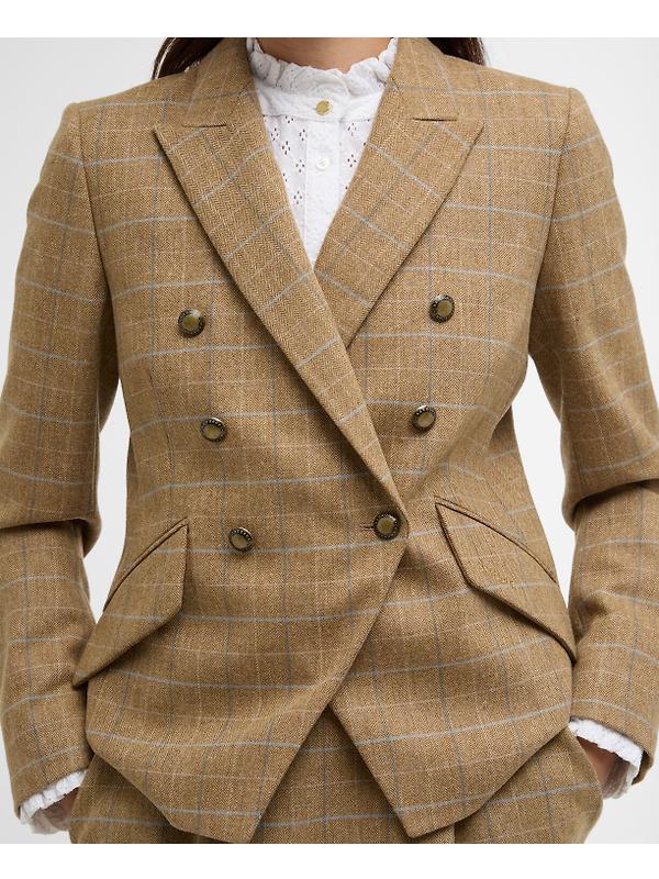 Barbour Women's Wisteria Tailored Blazer - Soft Blue Image 8