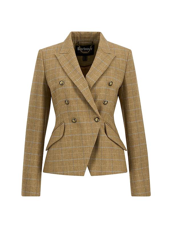 Barbour Women's Wisteria Tailored Blazer - Soft Blue Image 1