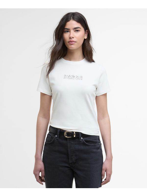 Barbour International Women's Harley T-Shirt - Off White Image 2