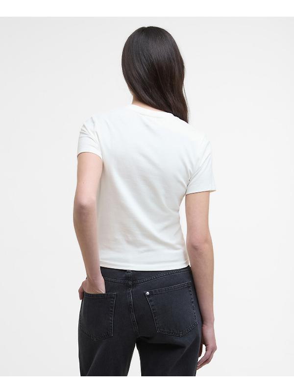 Barbour International Women's Harley T-Shirt - Off White Image 4