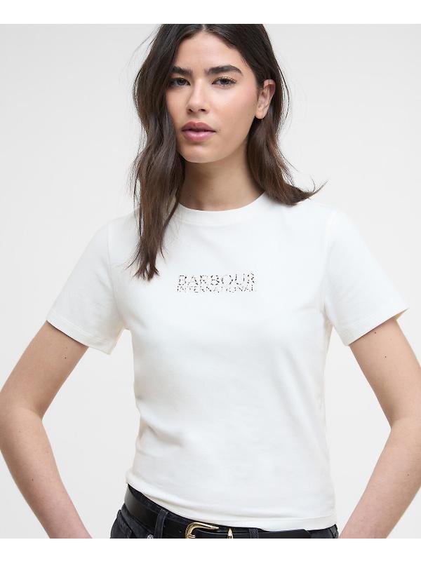 Barbour International Women's Harley T-Shirt - Off White Image 5