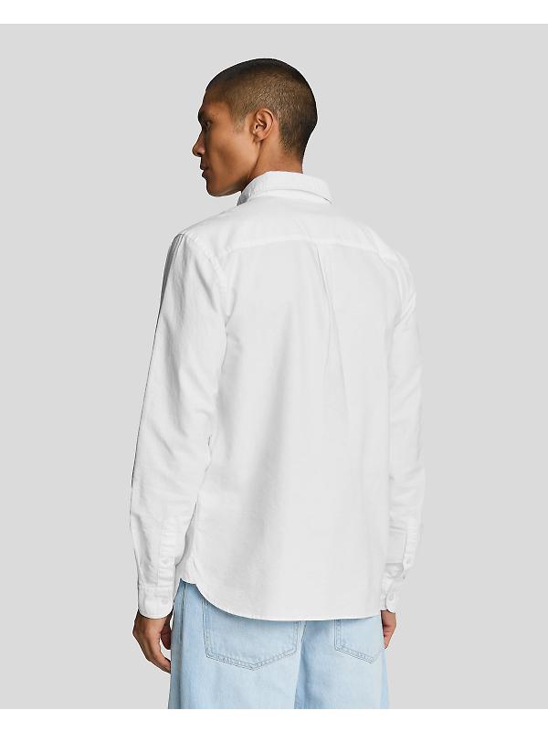 Lyle & Scott Men's Plain Oxford Shirt - White Image 2