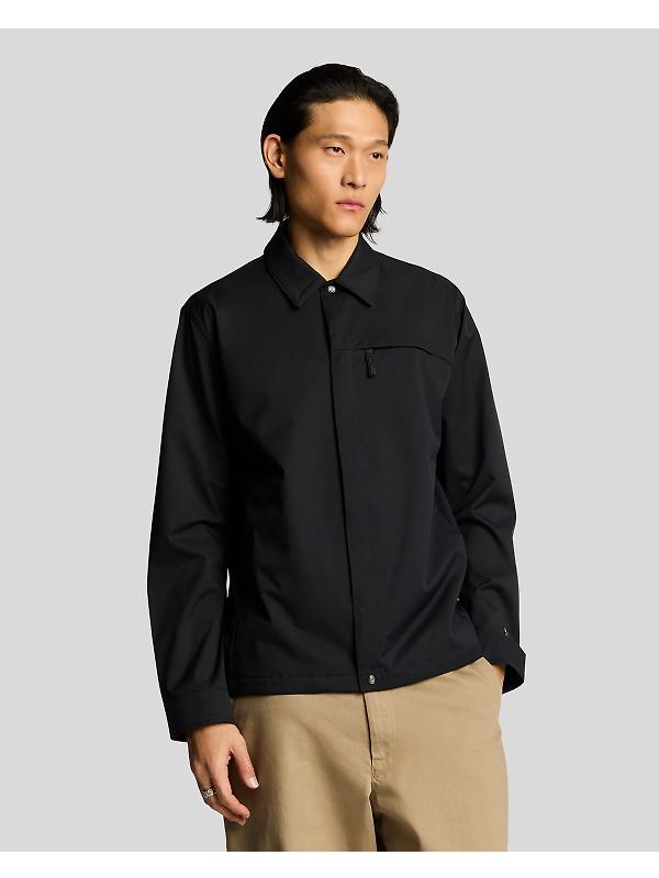 Lyle & Scott Men's Technical Twill Overshirt - Lacquer Image 2