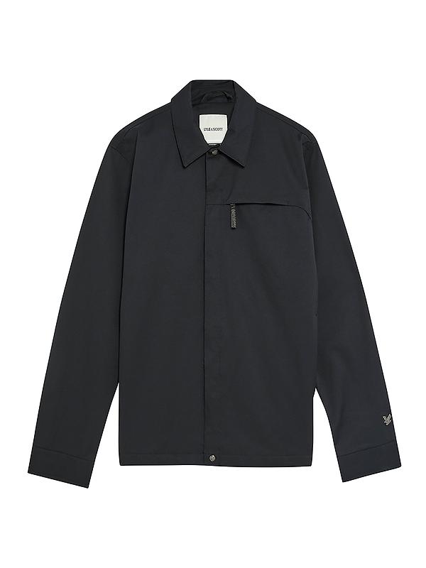 Lyle & Scott Men's Technical Twill Overshirt - Lacquer Image 1