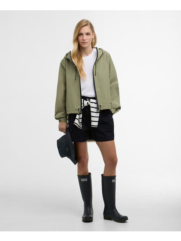 Barbour Women's Thorpe Waterproof Jacket - Bleached Olive/Fondant Image 3