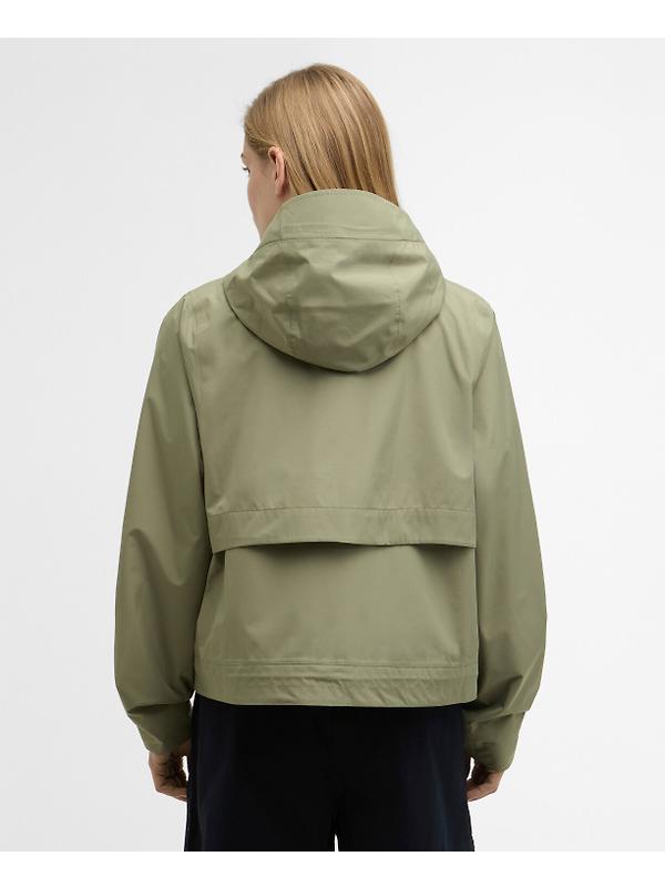 Barbour Women's Thorpe Waterproof Jacket - Bleached Olive/Fondant Image 4