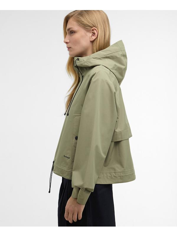Barbour Women's Thorpe Waterproof Jacket - Bleached Olive/Fondant Image 6
