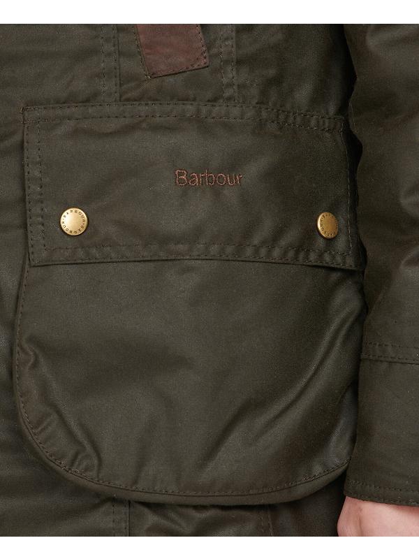 Barbour Women's Bower Wax Jacket - Olive/Classic Image 10