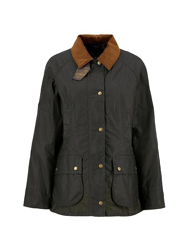 Barbour Women's Lightweight Beadnell Wax Jacket - Archive Olive Image 1
