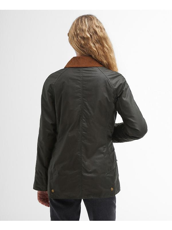 Barbour Women's Lightweight Beadnell Wax Jacket - Archive Olive Image 4