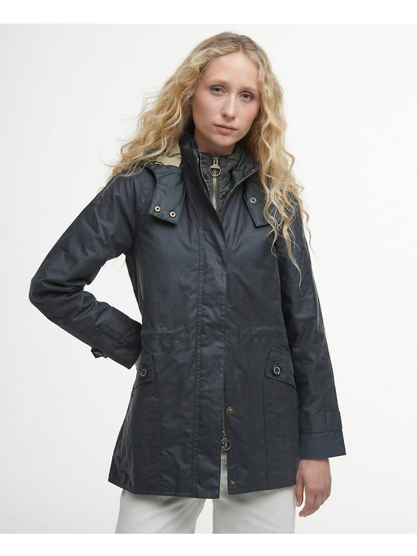 Barbour Women's Cannich Waxed Jacket - Sage/Ancient Image 2