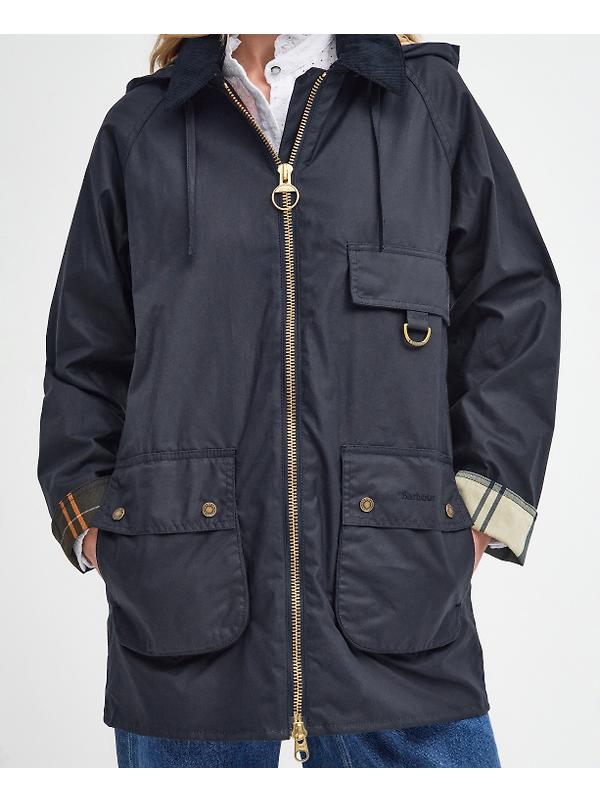 Barbour Women's Highclere Wax Jacket - Navy Image 6