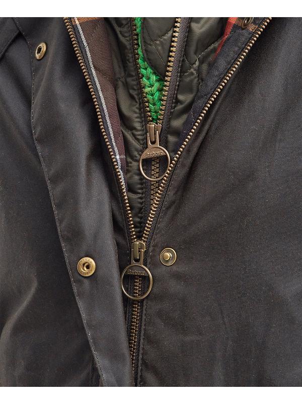Barbour Women's Long Cannich Wax Jacket - Olive Image 7