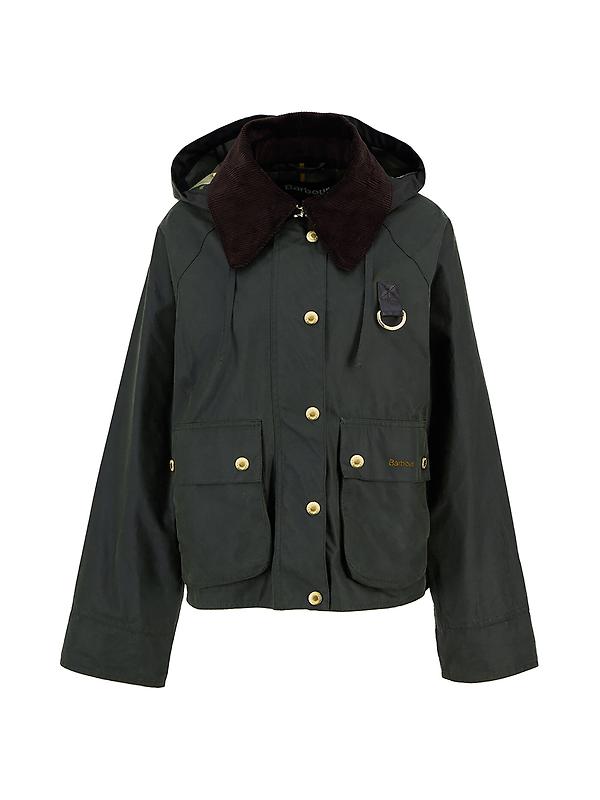 Barbour Women's Reighton Spey Wax Jacket - Fern/Ancient Image 1