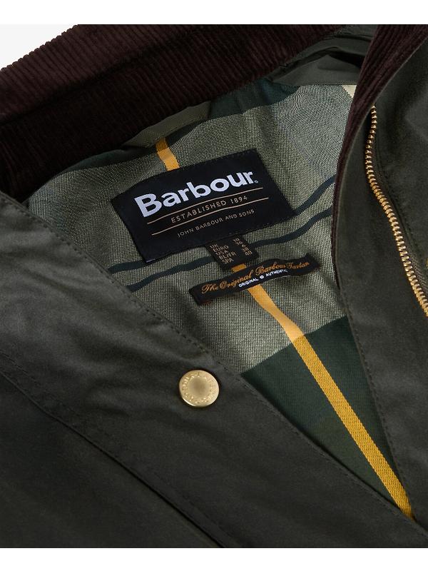 Barbour Women's Reighton Spey Wax Jacket - Fern/Ancient Image 7