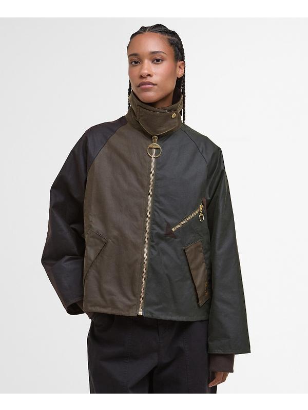 Barbour Women's Arlene Wax Jacket - Beech/Ancient Tartan Image 2