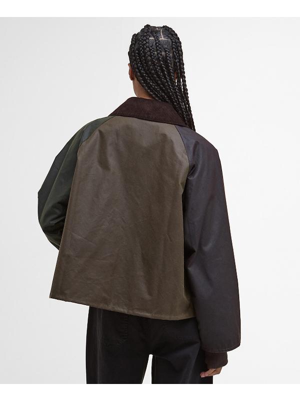 Barbour Women's Arlene Wax Jacket - Beech/Ancient Tartan Image 4