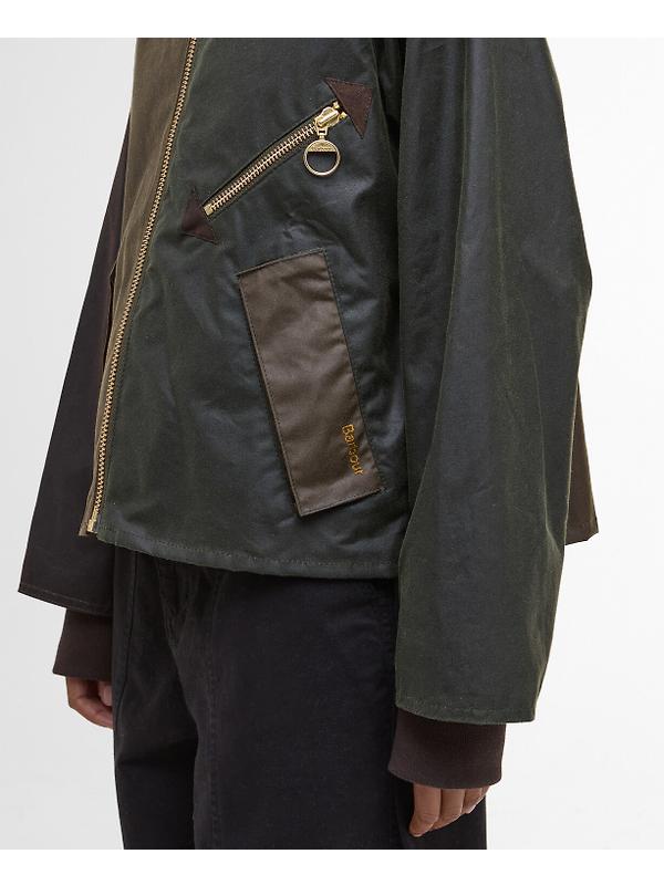 Barbour Women's Arlene Wax Jacket - Beech/Ancient Tartan Image 9