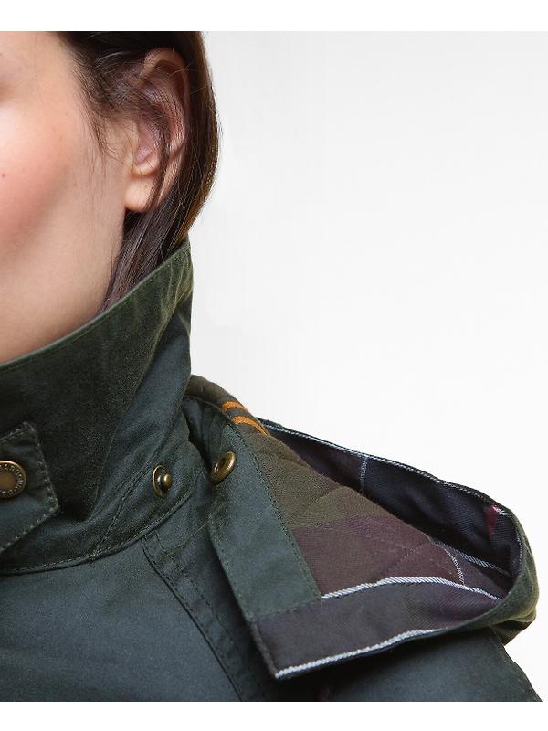 Barbour Women's Ivy Wax Jacket - Fern Image 7