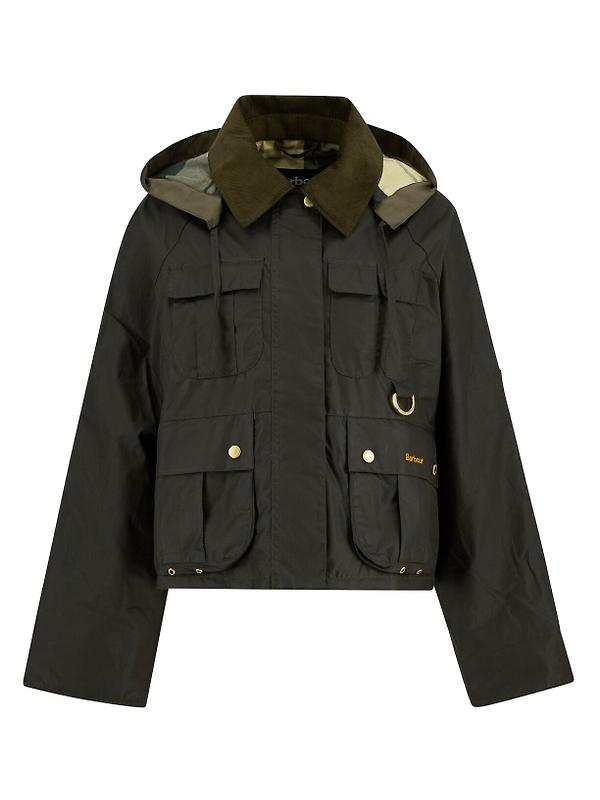 Barbour Women's Liza Wax Jacket - Fern/Ancient Image 1