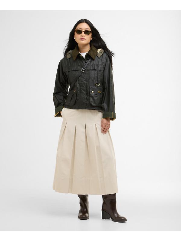 Barbour Women's Liza Wax Jacket - Fern/Ancient Image 3