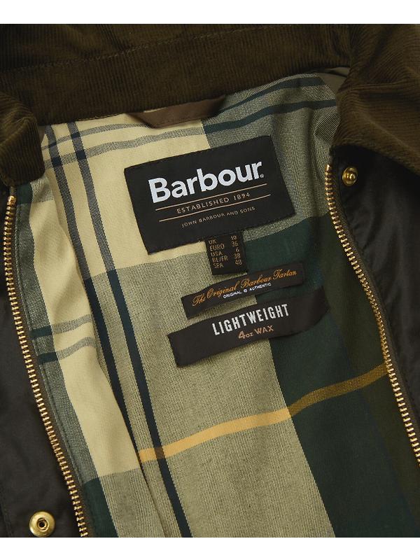 Barbour Women's Liza Wax Jacket - Fern/Ancient Image 6