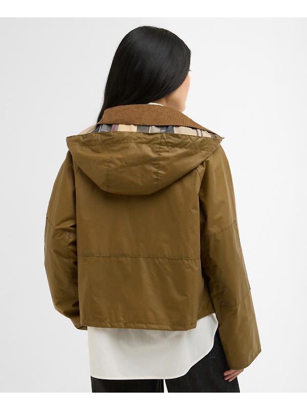 Barbour Women's Liza Wax Jacket - Sand/Dress Image 4