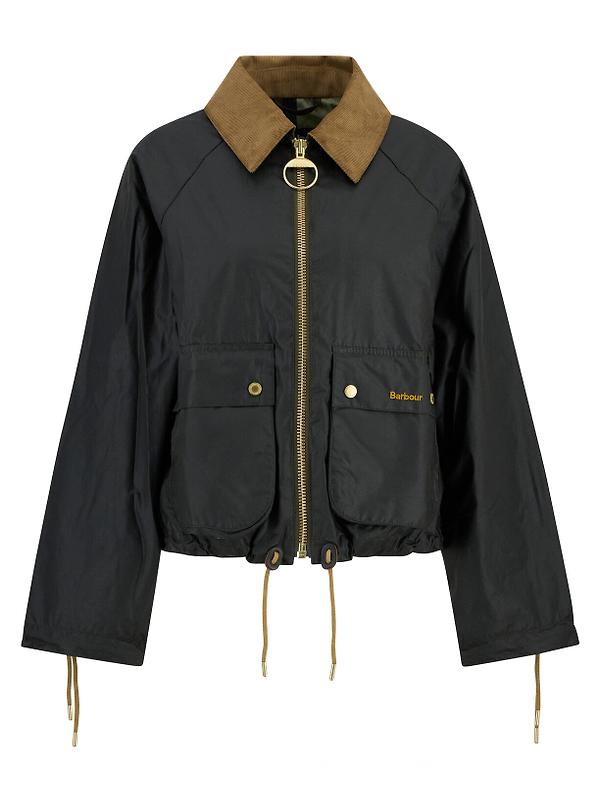 Barbour Women's Marron Wax Jacket - Fern/Ancient Image 3