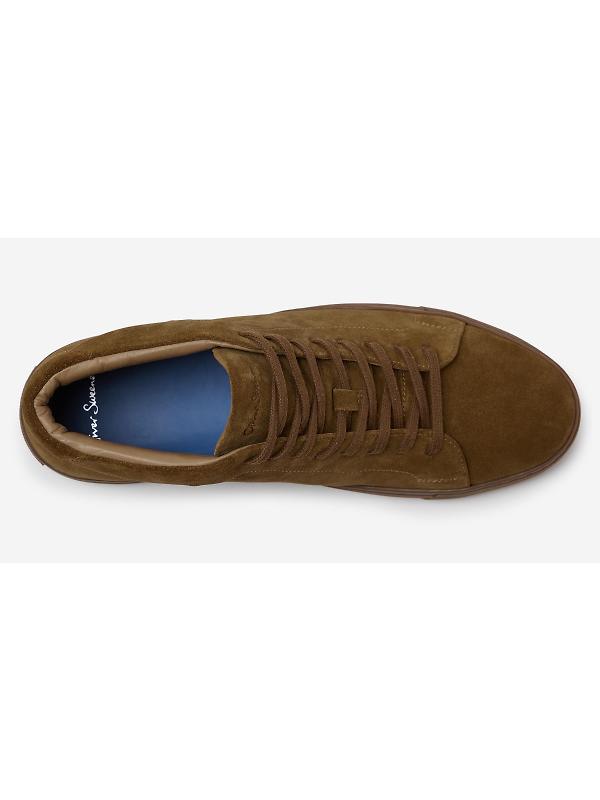 Oliver Sweeney Men's Laxey Suede Cupsole Hi-Top Trainers - Tan Image 4