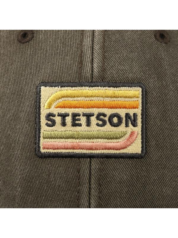 Stetson Lenloy Cotton Baseball Cap - Olive Image 5