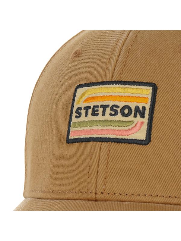 Stetson Lenloy Cotton Baseball Cap - Beige Image 4