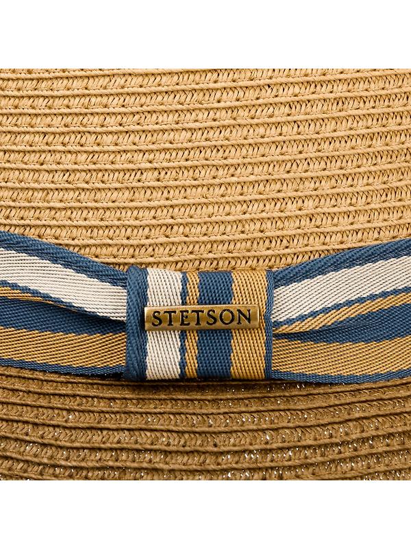 Stetson Licano Toyo Pork Pie Straw Hat - Brown Image 4