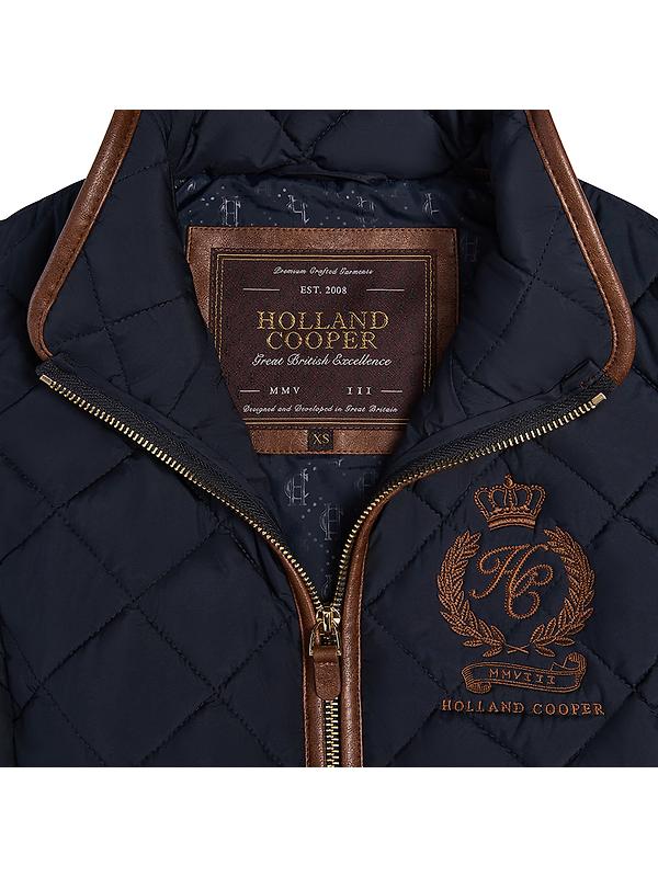 Holland Cooper Women's Lightweight Country Gilet - Ink Navy Image 9