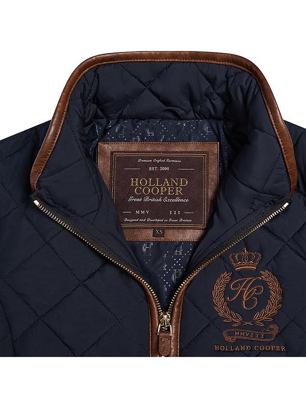 Holland Cooper Women's Lightweight Country Jacket - Ink Navy Image 6