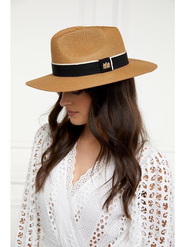 Holland Cooper Women's Francesca Hat - Camel Black Image 2