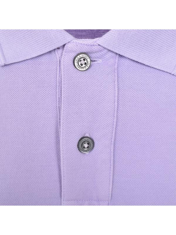 Lyle & Scott Men's Natural Dye Polo - Lavender Image 4