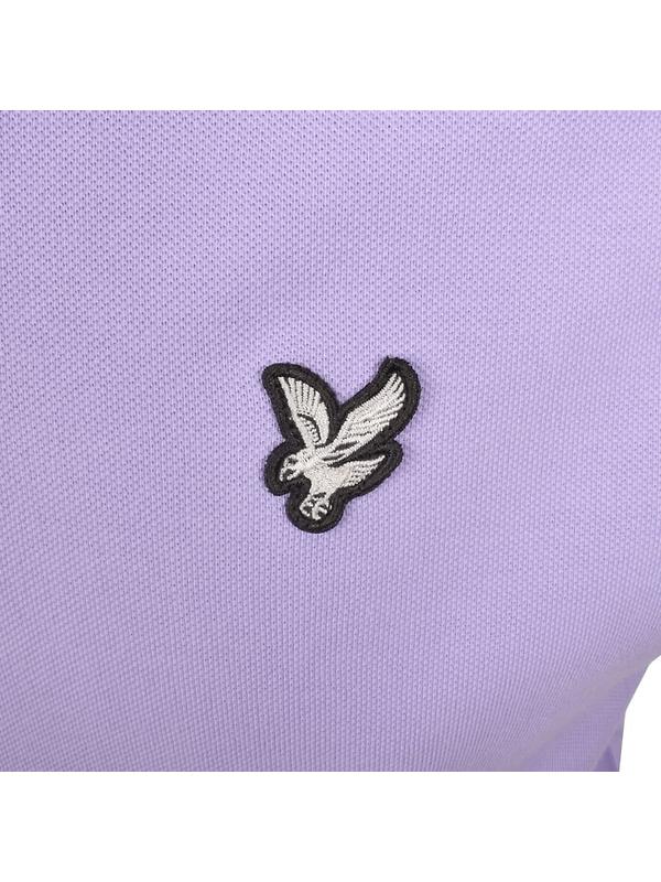 Lyle & Scott Men's Natural Dye Polo - Lavender Image 3