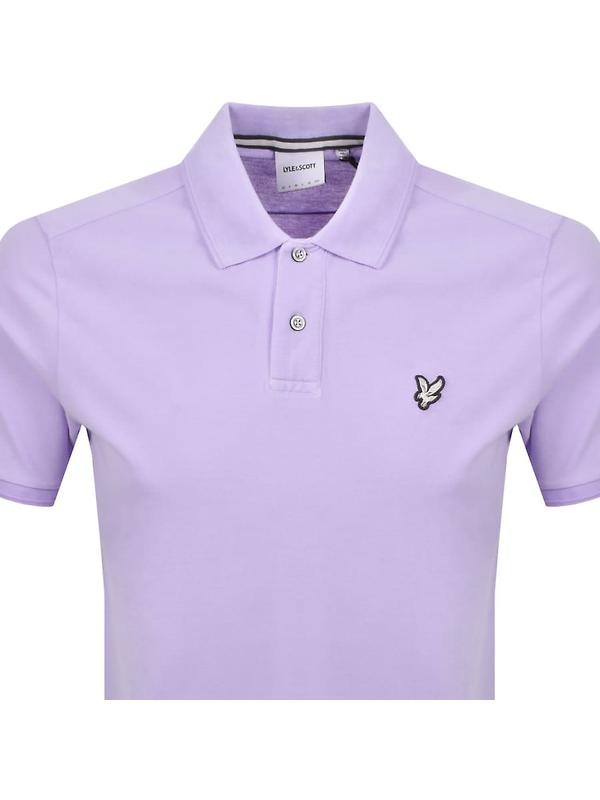Lyle & Scott Men's Natural Dye Polo - Lavender Image 2