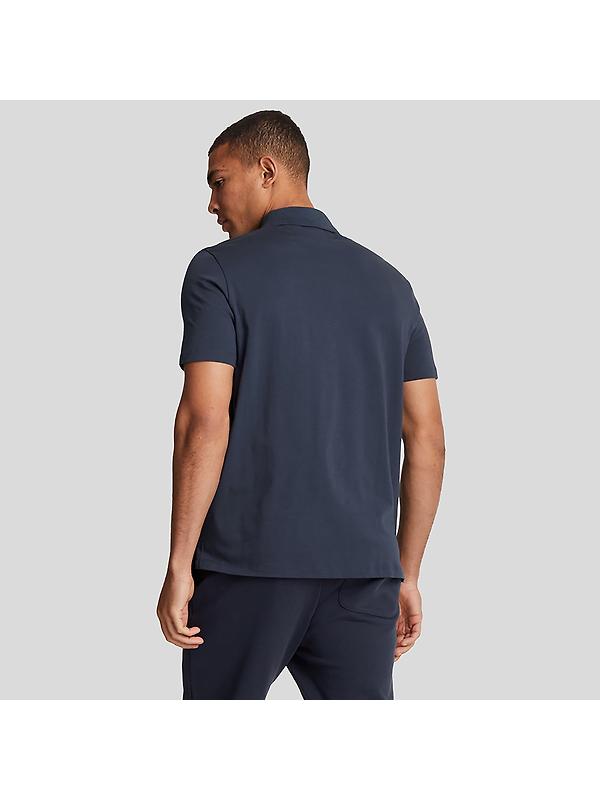 Lyle & Scott Men's Cotton Polo Shirt - Midnight Navy Image 4